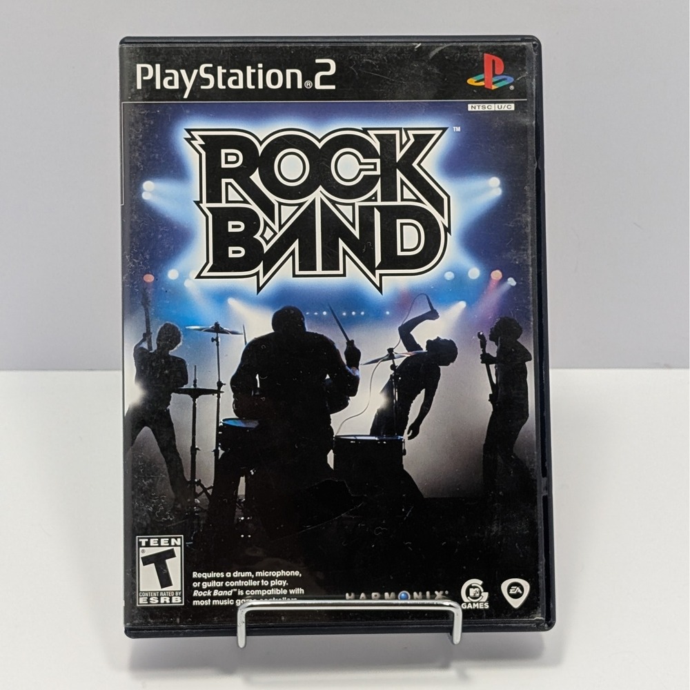 Rock Band PS2 Game Disc Only in Case Untested Harmonix MTV EA Music Multiplayer